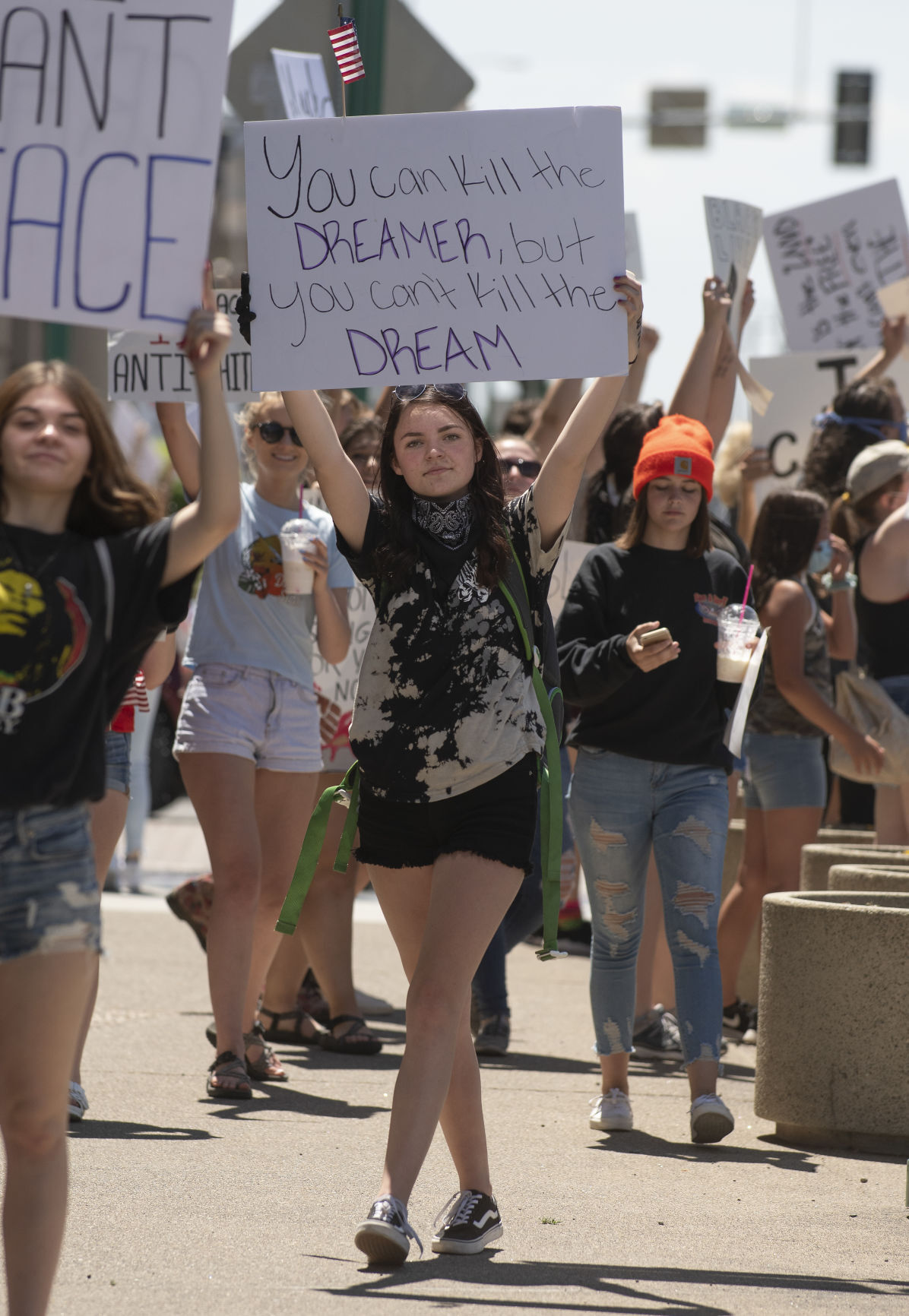 Peaceful protests